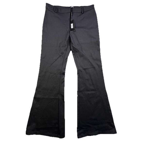 Dolls Kill Poster Flare Pants Womens L Black Silver Sequins Gothic Punk Festival - Picture 3 of 11